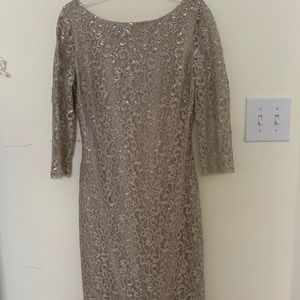 Mid-length Champagne Event Gown
